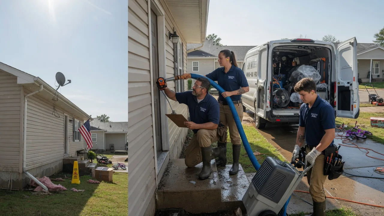 Ceiling Water Damage Restoration in Lawrence, IN near me